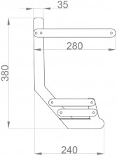 Защита редуктора для Suzuki DT9.9A/15A, DF8A, DF9.9B, DF9.9A/15A/20A, базовая, черная