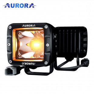 Светодиодная фара ALO-2-P23H1 2" 30w 12-24V Белый+желтый свет,с переключением, светодиоды OSRAM