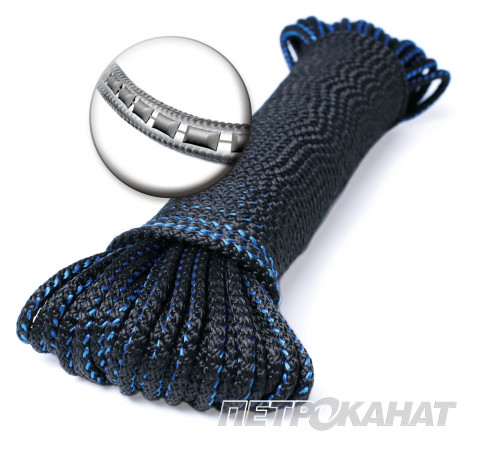 шнур грузовой 250 г/м армированный Петроканат (102 м)