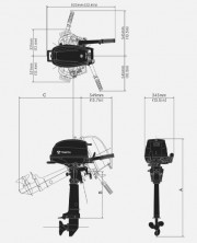 Лодочный мотор Tohatsu MFS 5 D S-S