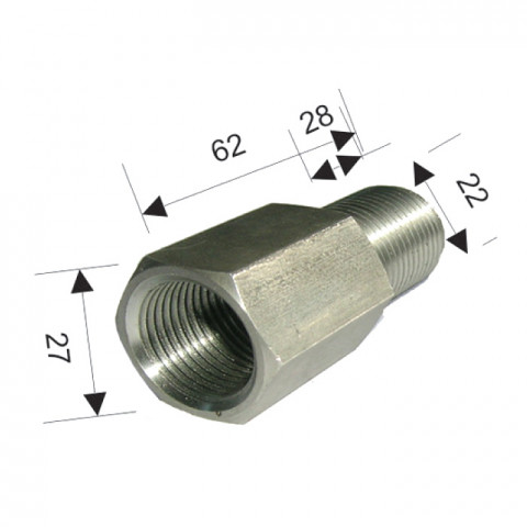 Адаптер удлинитель для рулевого троса ДУ Mercury (аналог A.235)