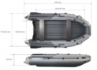SKAT-Тритон 370 с интегрированным фальшбортом