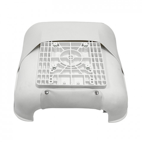 Сиденье пластмассовое складное с подложкой Deluxe All Weather Seat, бело-чёрное