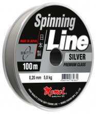Леска Spinning Line Silver, серебряная (спиннинг)