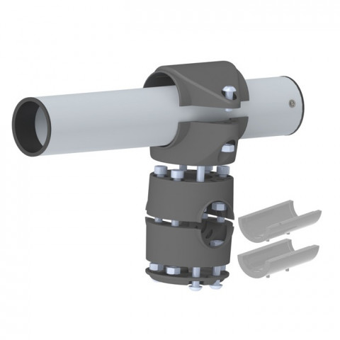 Держатель спиннинга на леер "Poseidon" (алюминий)