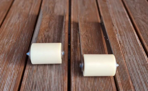 Комплект роликов со втулками и крепежом (капролон)