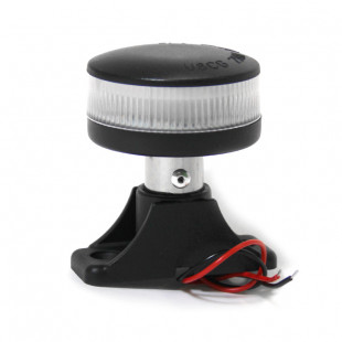 Огонь круговой светодиодный на стойке 70 мм, нержавеющая сталь