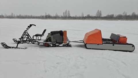 Сани-волокуши надувные из ПВХ для охоты, зимней рыбалки