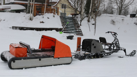 Сани-волокуши надувные из ПВХ для охоты, зимней рыбалки