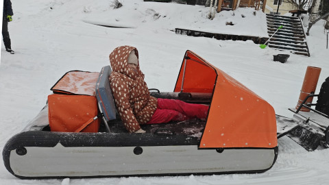 Сани-волокуши надувные из ПВХ для охоты, зимней рыбалки