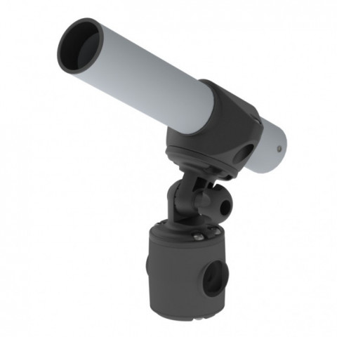 Держатель спиннинга на леер наклонный "Poseidon" (алюминий)