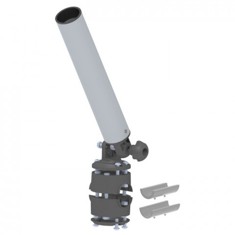 Держатель спиннинга на леер наклонный "Poseidon" (торцевое)