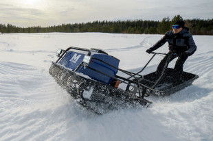 Двухгусеничный мотобуксировщик «Мужик» М760 (1450 мм)