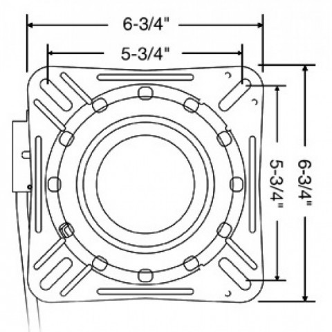 Переходник-основание сидений поворотное с фиксацией