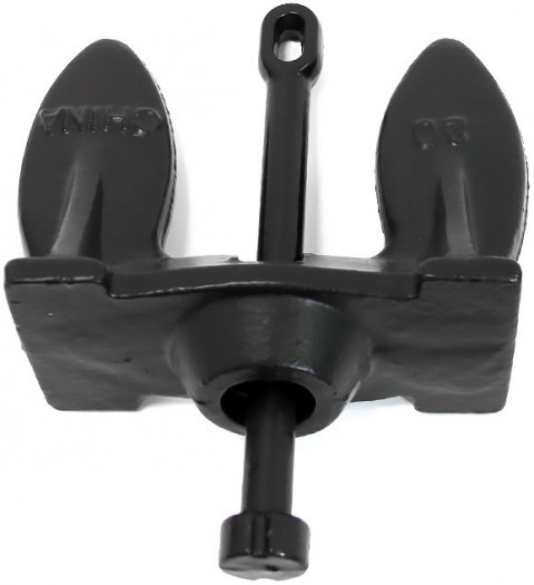 Якорь Холла 12,7 кг в ПВХ оболочке, чёрный