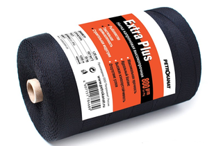 Нить капроновая 1,2 мм (187 tex*3, 35кг) 800г черная