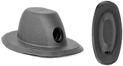 Рым леера 105x65x25 мм, продольный, концевой