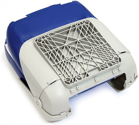 Сиденье мягкое складное Cruistyle III High Back Boat Seat, бело-синее