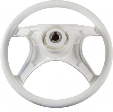 Колесо рулевое Laguna 335мм (белое)
