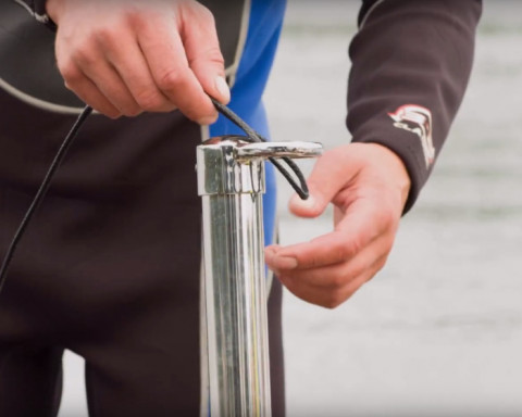 Стойка буксировки лыжника