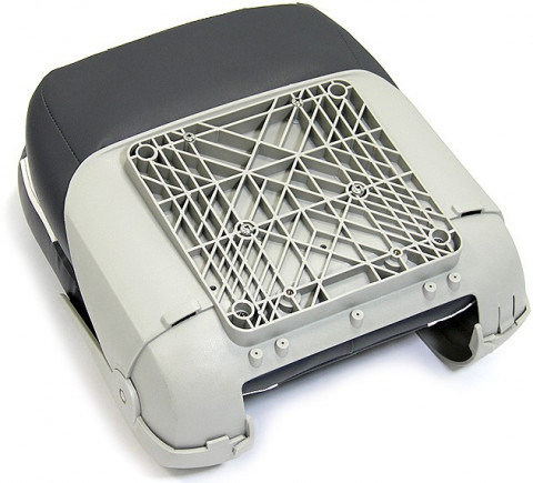 Сиденье мягкое складное Cruistyle III High Back Boat Seat, бело-серое