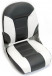 Сиденье мягкое складное Cruistyle III High Back Boat Seat, бело-серое