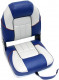 Сиденье мягкое складное Premium Centurion Boat Seat, бело-синее