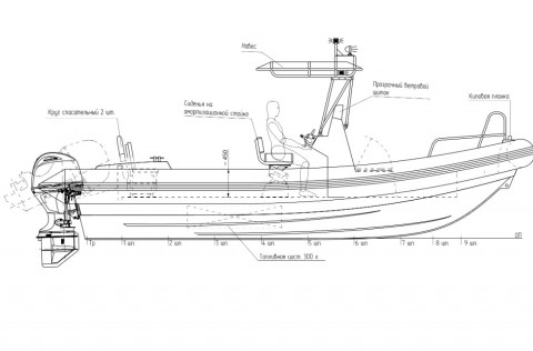 Лодки РИБ Raider Marine RM 78