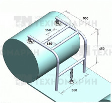 Стойка для сиденья с бортовым креплением в НЛ АМГ5 050204T