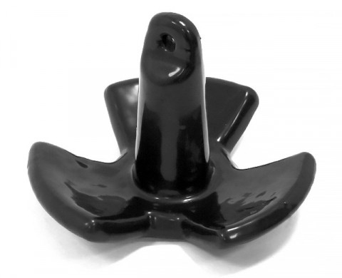 Якорь-гриб в ПВХ оболочке 6,8кг чёрный