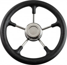 Колесо рулевое Osculati 320мм (черное)