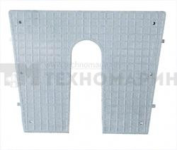 Накладка на транец 430х350 угловая, пластмасса