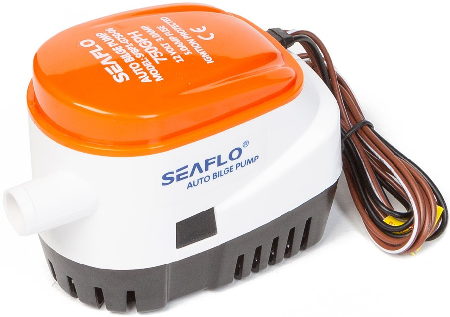 Насос осушительный 750GPH/12В SeaFlo автоматический (SFBP1-G750-06 ...