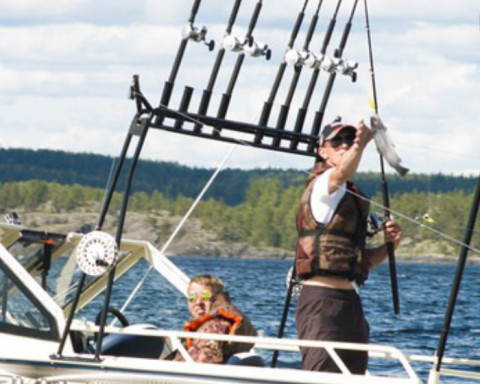 Тарга сварная с площадкой под фару 8 стаканов