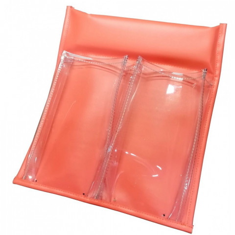 Сумка 2 прозрачных кармана на ликтрос баллона 245х205