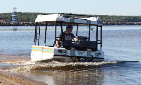 Вездеход-амфибия Пелец Транспортер 1000