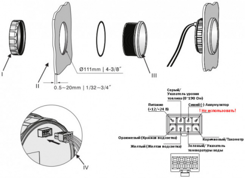 Мультифункциональный прибор 4 в 1 (WS)