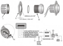 Указатель уровня топлива цифровой (BS), 0-190 Ом