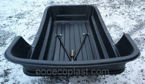 Сани волокуши с отбойником и накладками с7