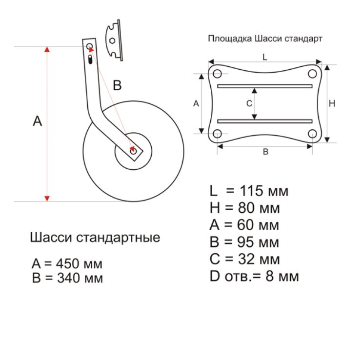 Как сделать транцевые колеса для лодки своими руками