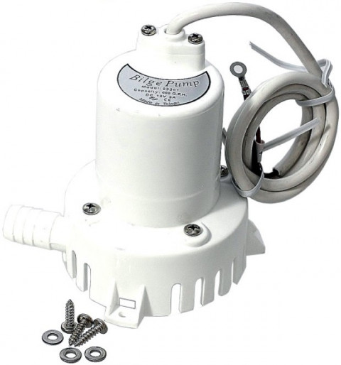 Насос осушительный 1400GPH/24В разборный, серия Т01