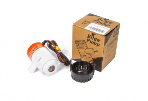 Насос осушительный SeaFlo трюмная 750 галлон/час, патрубок 19 мм, 12V (SFBP1-G750-01)