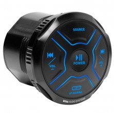 Магнитола Boss Audio MGR150B, круглая, USB/AUX/Bluetooth (2х60W), без дисплея (MGR150B)
