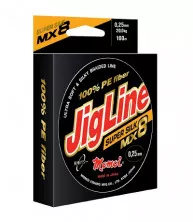 Шнур JigLine SuperSilk 0,19 мм, 16 кг, 100м, хаки