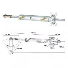 Гидроцилиндр алюминиевый 116 куб.см